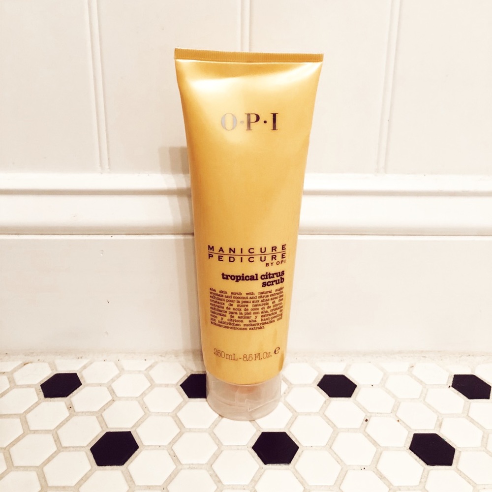 OPI MANI/PEDI EXFOLIATING SCRUB!!!